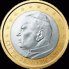 1 Euro UNC Vaticaan